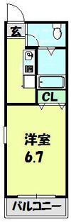 メゾンドゥメールの間取り画像