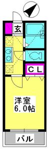 キャンパスコートの間取り画像