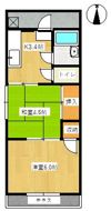 レピュート小林Aの間取り画像