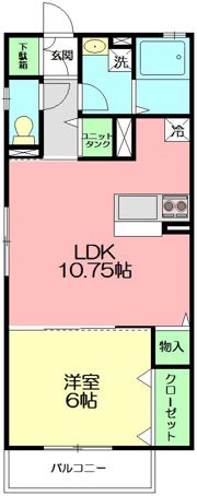 ディアベルジュの間取り画像