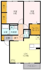 グランド ソレーユの間取り画像