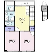 サンハイツ赤塚の間取り画像