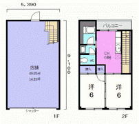 上郷町住居付店舗の間取り画像