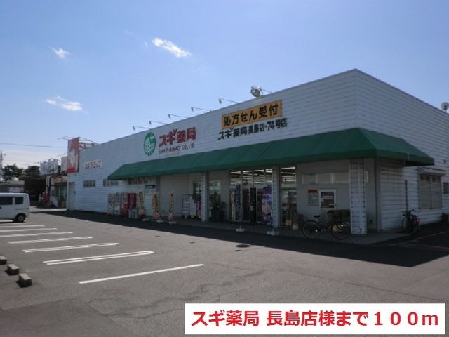 近くのスギ薬局長島店まで100m(徒歩2分)