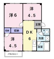 ハイムナカノの間取り画像