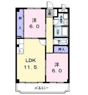 グリーンハイツ横井の間取り画像