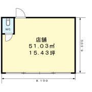 福万寺町6丁目店舗（M．S）の間取り画像