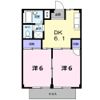 シティハイツ山の手Aの間取り画像