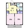 シティハイツ山の手Aの間取り画像
