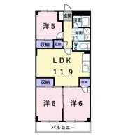 レジデンス二反田の間取り画像
