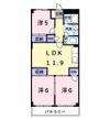 レジデンス二反田の間取り画像