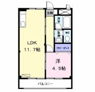 シティーハイツ南脇の間取り画像
