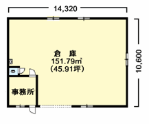 多米西町1丁目23－10倉庫Bの間取り画像