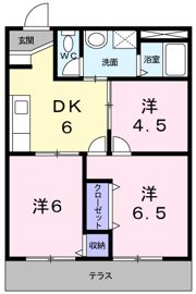 シティハイツあおきの間取り画像
