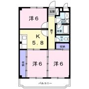 ウィン長谷川の間取り画像