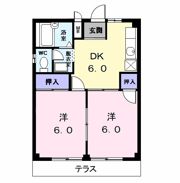 コーポ希望Aの間取り画像
