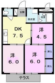 シティハイツ白井の間取り画像