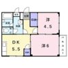 エルディムナカタの間取り画像