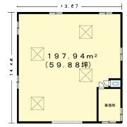 用宗工場3の間取り画像