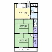 あさのコーポの間取り画像