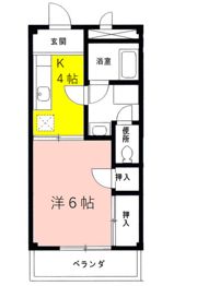 渡辺コーポの間取り画像