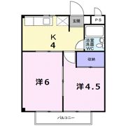 Aカントリーハイツの間取り画像