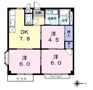 エルディム鈴木の間取り画像
