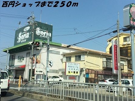 近くのセリアまで250m（徒歩4分）