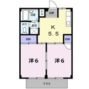 シティハイツヤマノの間取り画像