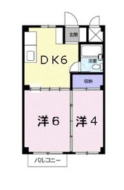 光コーポの間取り画像