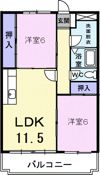パークサイドマンション吉田の間取り画像