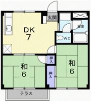 シティハイツすずきの間取り画像