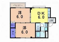 エルディム曽根の間取り画像