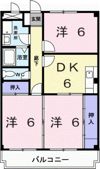 ネオハイツ新富の間取り画像