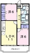 コーポ大末の間取り画像