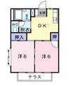 エレガンスかわいB棟の間取り画像