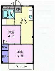 すみれハイツの間取り画像