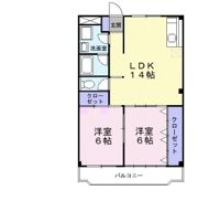 栄和コーポの間取り画像