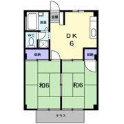 リバーサイド小川Aの間取り画像
