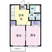 エルディムふじおかBの間取り画像
