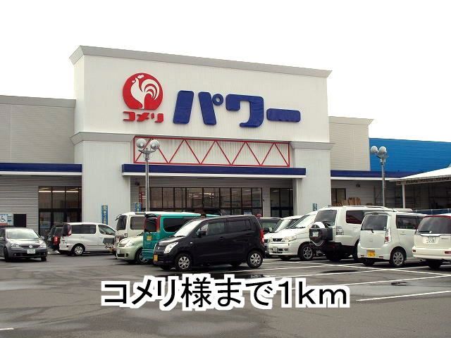 近くのコメリまで1,000m（徒歩13分）