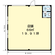 鳳北町7丁店舗の間取り画像