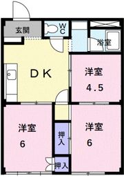 シティハイツ小堀Aの間取り画像