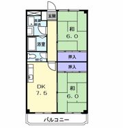 エステート南脇の間取り画像