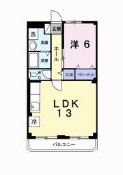 ヤリタマンションの間取り画像