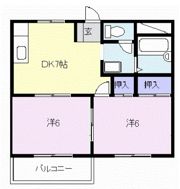 シティハイツエーエスの間取り画像