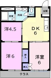 ハイム松島の間取り画像