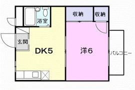 コスモハイツの間取り画像