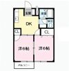 土原ハイツの間取り画像