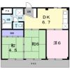 リバーハイツBの間取り画像